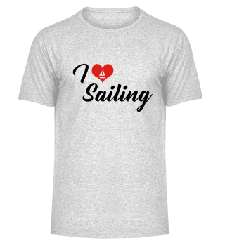 I love sailing.