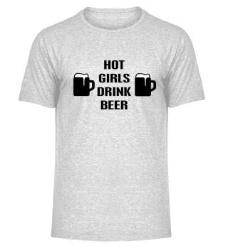 Hot girls drink beer Partyspruch