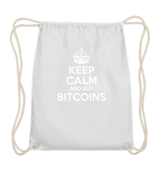 Keep Calm and buy BTC Bitcoin Shirt Fun-Shirt Bitcoin Investor Crypto Fan T-Shirt