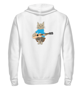 Funny Cat plays Guitar Kittie Gift idea