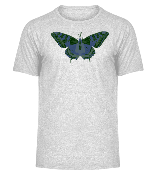 Butterfly Geometry Present Art Design Green