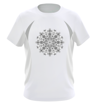 cooles Mandala Art Kunst T-Shirt