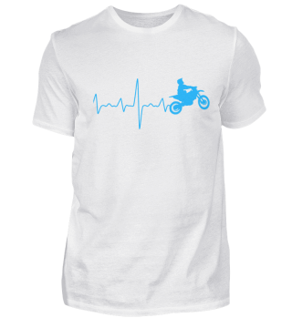 Motocross-Konkurrenten Heartbeat T-Shirt
