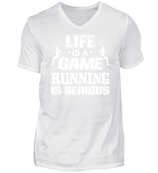 Running Runner Shirt Life Is A Game