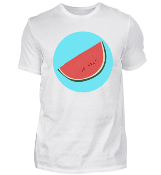 buntes Wassermelone Shirt Sommer gesund