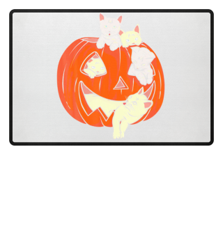 Cats Pumpkin Carved Jack O Lantern