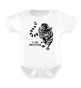 HUNTING TIGER T- SHIRT Gift Cat Shirt