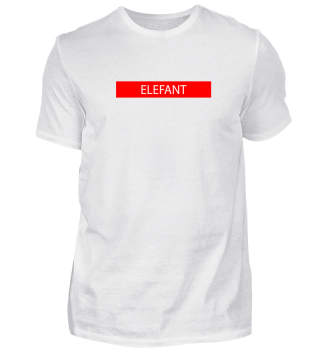Elefant Geschenk T-Shirt Fan