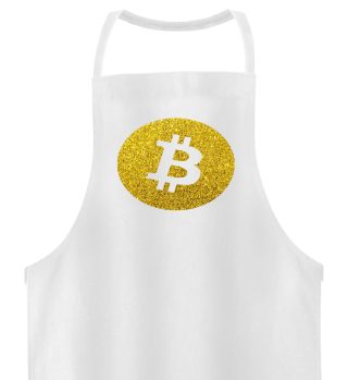 Bitcoin Krypto Fund Gold Glitter Shirt