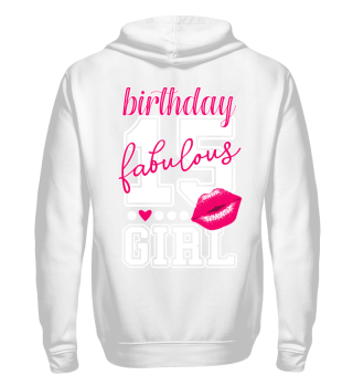 birthday girl 15. Geburtstag pink Kiss 