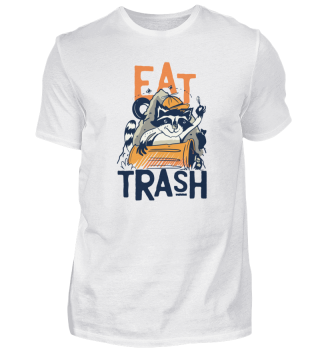 raccoon eat trash funny 