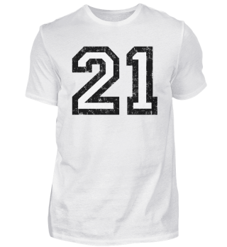 Nummer 21 (Vintage Weiß) T-Shirt