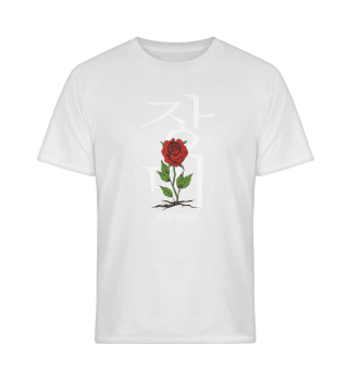The Rose, Rosen Shirt, Koreanische Zeichen