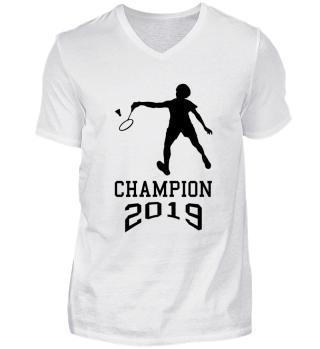 Badminton Champion 2019 for Winners