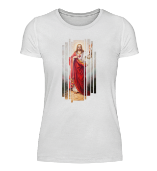 Christliches Damen Shirt - Herz Jesu