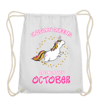 Unicorn Queens are Born in October Shirt