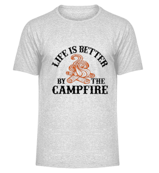Lagerfeuer Camping Shirt Geschenkidee