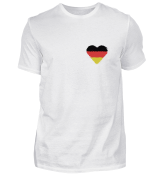 Deutschland Herz Fussball Geschenk
