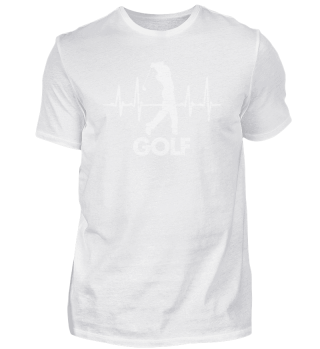 Golf Heartbeat Pulse Gift