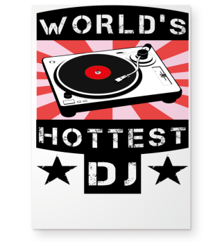 Worlds hottest DJ rot schwarz