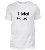 1. Mai - Polizei (Schrift schwarz)