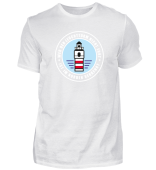 Leuchtturm T-Shirt (weisse Schrift)
