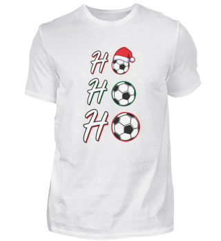 HO HO HO Christmas Soccer Winter Design