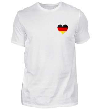 Deutschland Flagge im Herz