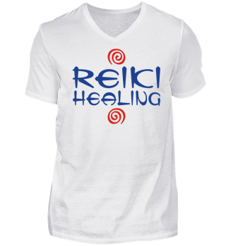 ★ Reiki Healing Energy Spirals red blue