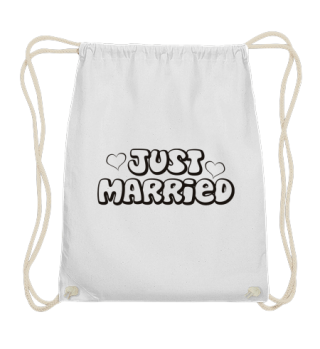 JUST MARRIED - Name schwarz