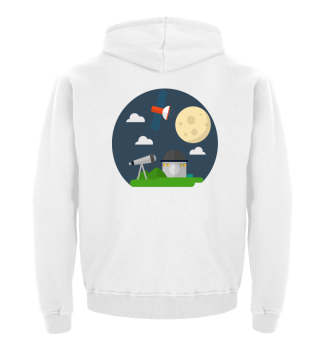 Earth Moon Night Satellite - Gift Idea