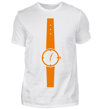 Armbanduhr Uhrzeit Chronometer Orange