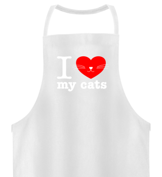 I love my cats - Ich liebe meine Katzen