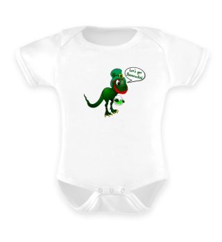 St Patricks day funny Dino Shirt 