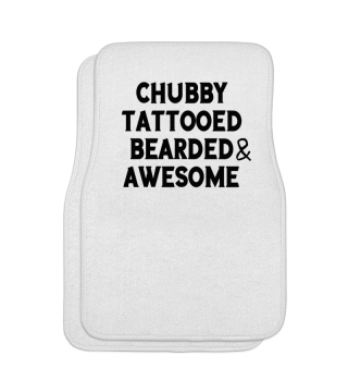 Funny Bearded and Awesome T-Shirt Gift