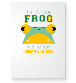 I'm actually a Frog Human Costume