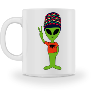 Peace Alien - Rastafari Friend