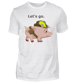 Lets Go - Pig on Tour - Gift Idea