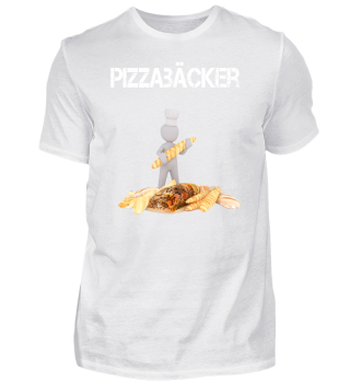 3d Männchen Pizzabäcker t-shirt