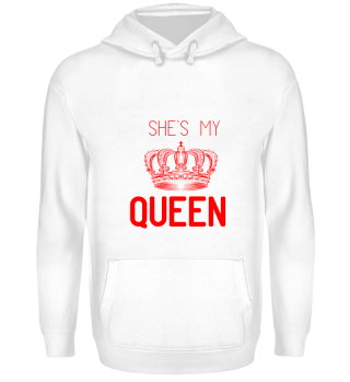 GIFT- SHE IS MY QUEEN LOVE RED