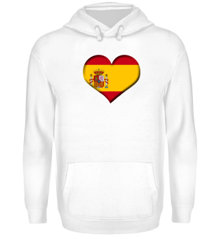 Spanien Herz Flagge