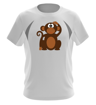 Lustiger Affe T-Shirt - Geschenk