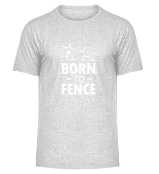 Born for fencing Epee fencer En Garde