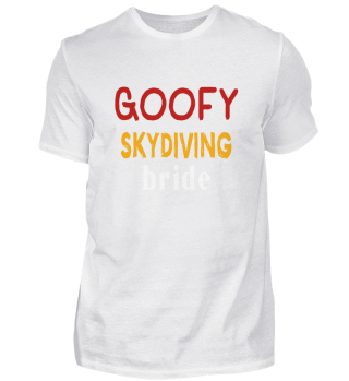 Goofy Skydiving Bride
