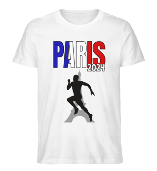 Frankreich Laufen Team T-Shirt Rennen Sprint Marathon France Outfit