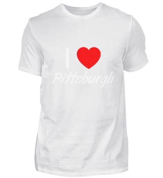 I Love PITTSBURGH Pride Country T Shirt