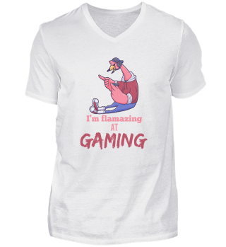 Flamazing Gaming Flamingo Nerd Gift