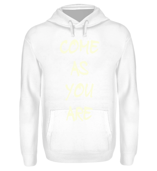 Come as you are Musik Song Lyrics Shirt