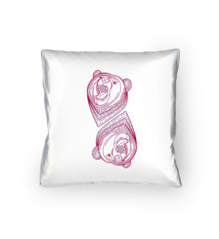 coloured artist bear pink bears