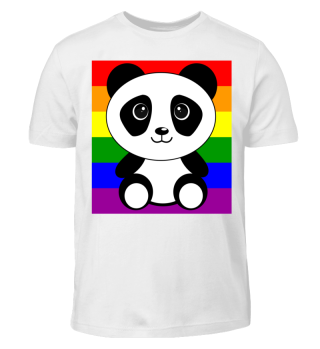 Gay Pride Gaysian LGBT Panda Rainbow 